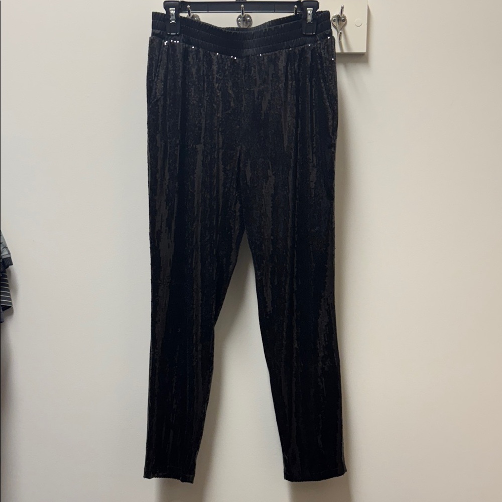 Sanctuary Black Sequin Joggers
